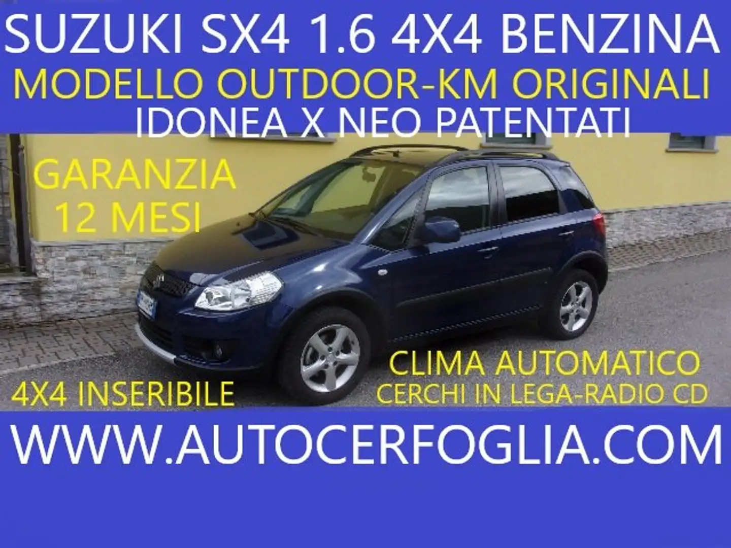 Suzuki SX4 1.6 vvt 16v Outdoor Line 4wd Azul - 1
