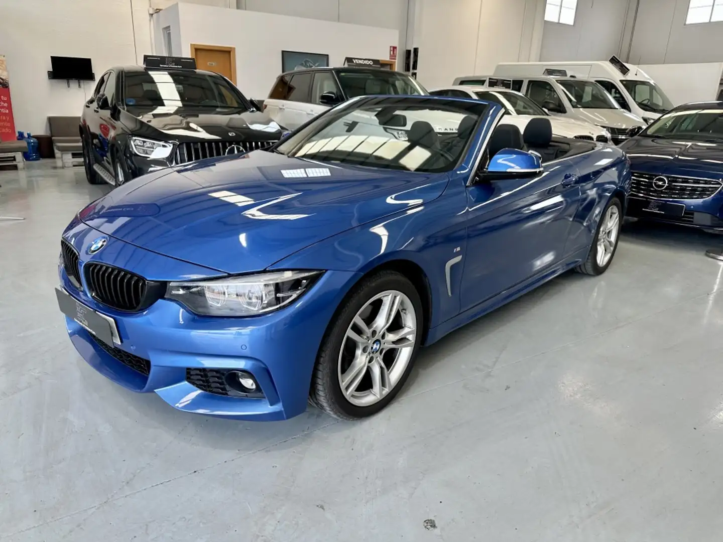 BMW 420 420dA Cabrio M Sport Azul - 1