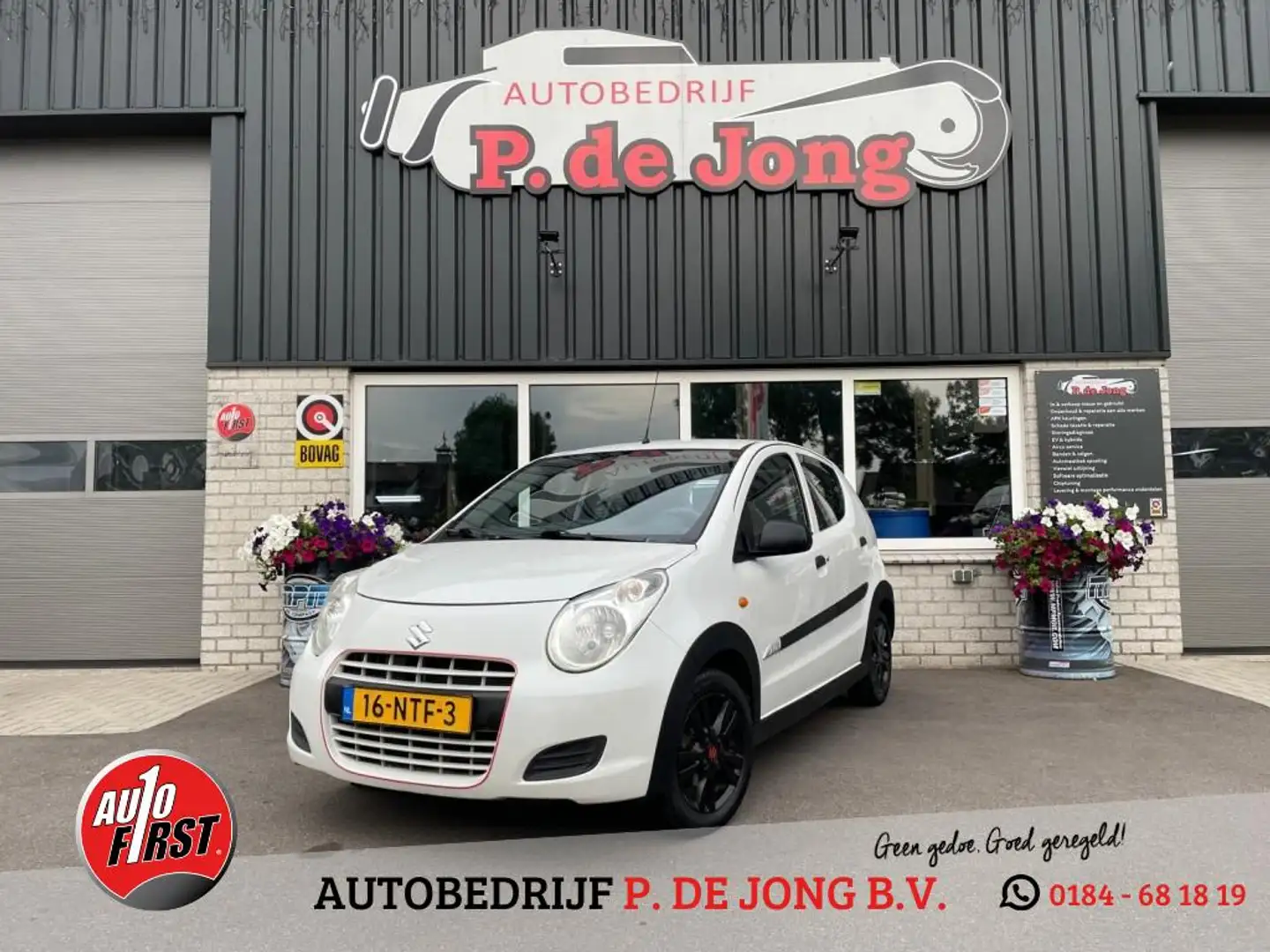 Suzuki Alto 1.0 EXCLUSIVE, Airco, Spoiler, Lichtmetaal, elec. Blanc - 1
