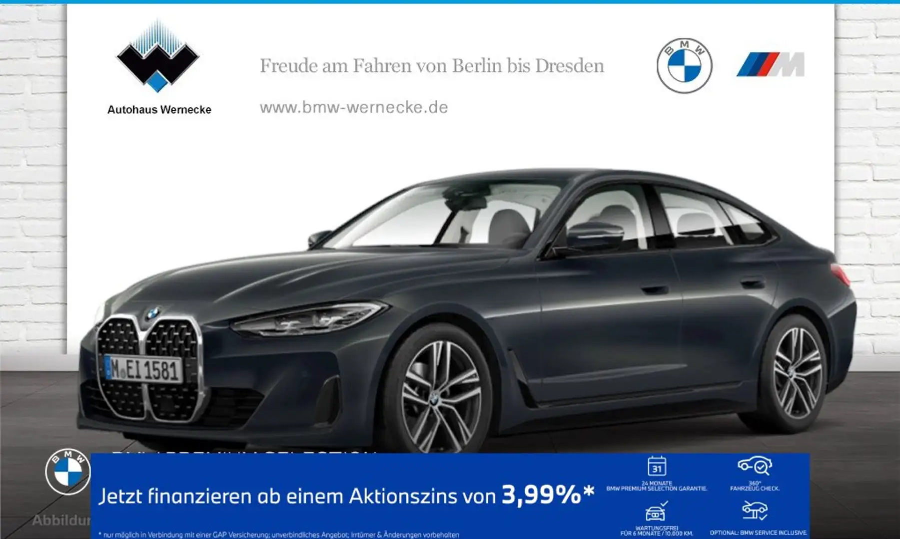 BMW 420 d Gran Coupé DAB WLAN Komfortzg. Tempomat Grau - 1