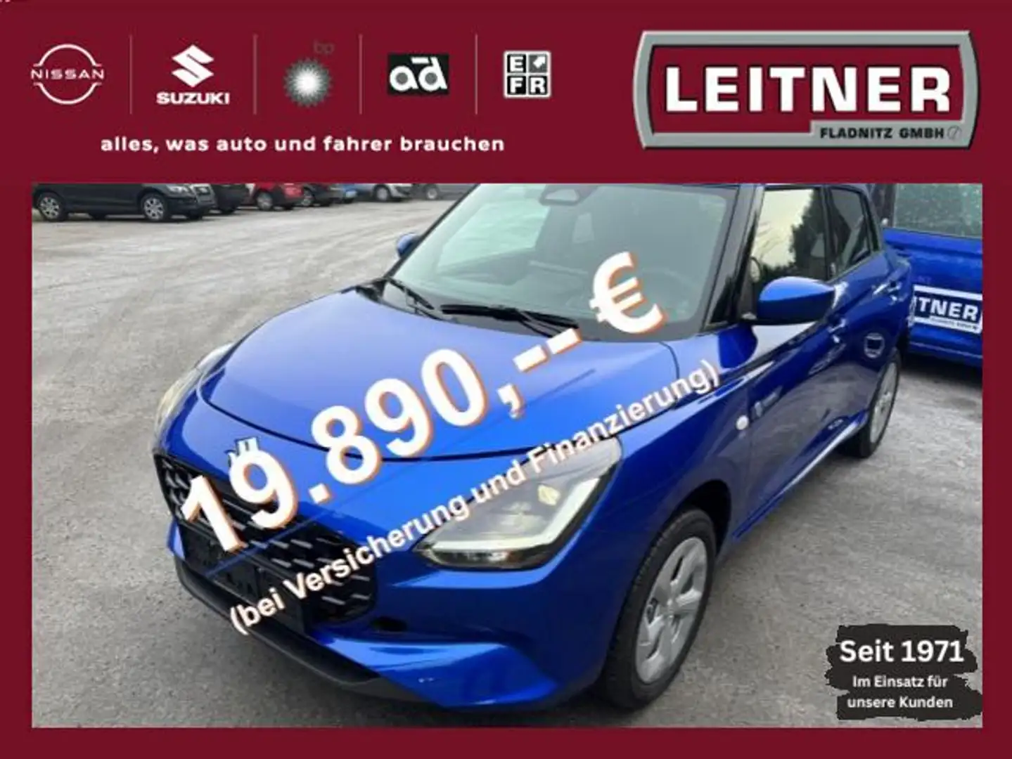 Suzuki Swift 1,2 GL+ Hybrid Allgrip shine Blau - 1
