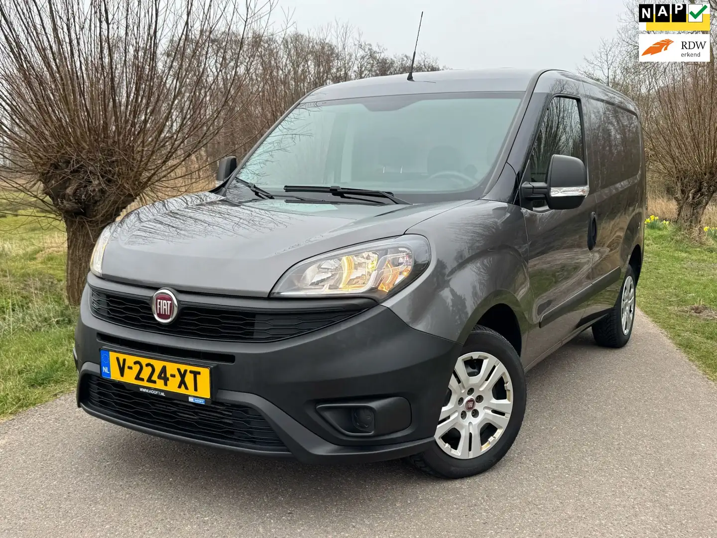 Fiat Doblo Cargo 1.6 MJ L1H1 ECO JET / Prijs Ex. BTW / Airco Grijs - 1