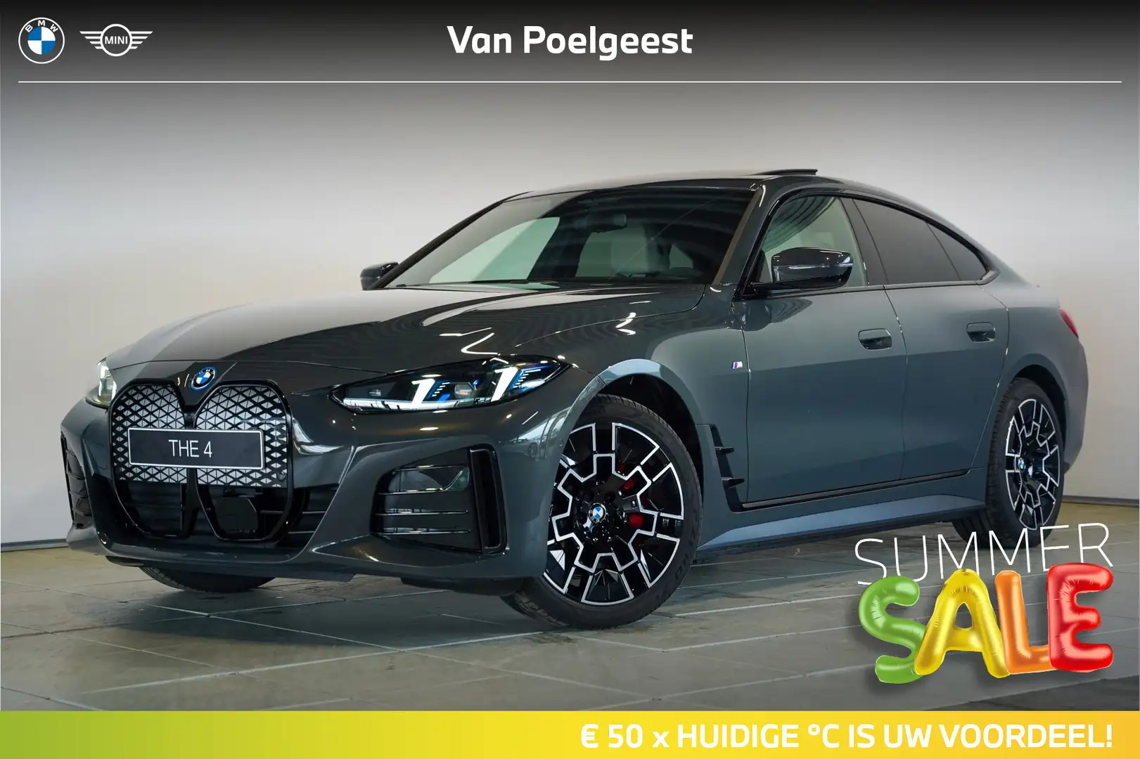 BMW i4 eDrive40 M Sportpakket Pro | Summer Sale 50 Grijs - 1
