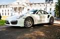 Porsche 911 991 TURBO S *** PDK / SPORT CHRONO / PCCB *** Weiß - thumbnail 4