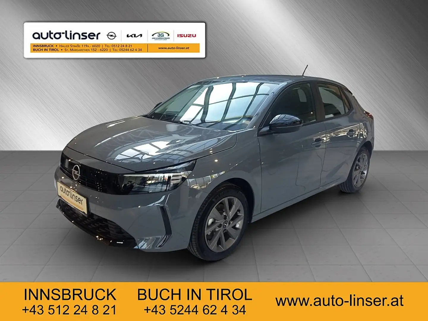 Opel Corsa 1,2 Euro 6.4  Edition Grau - 2