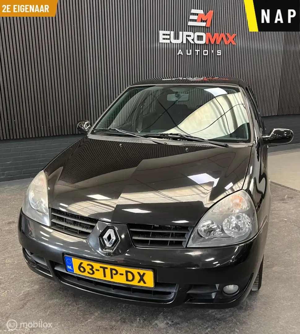 Renault Clio 1.2-16V Campus 2e Eigenaar - NAP - Airco Noir - 1