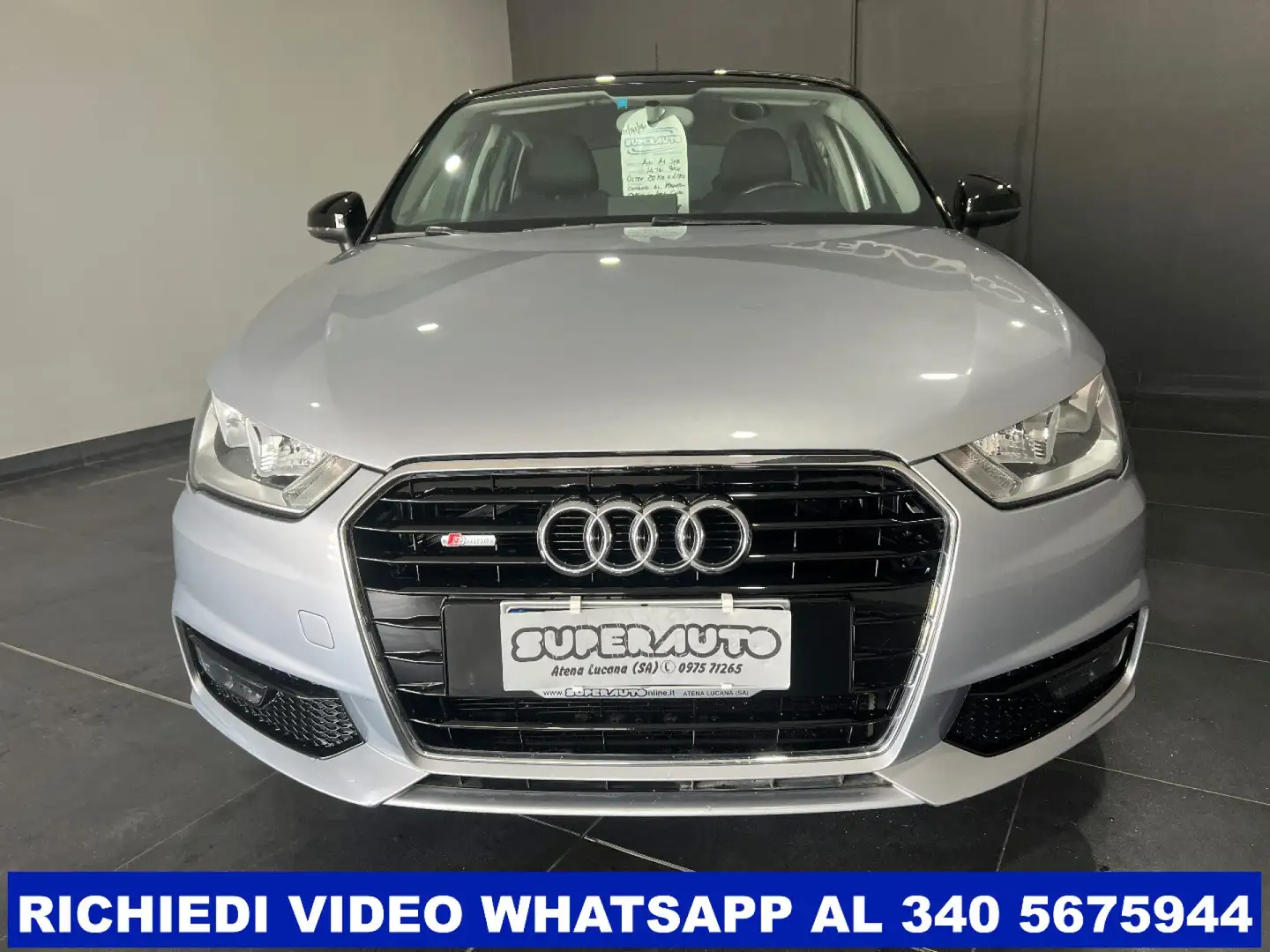 Audi A1 1.4 TDI 90 CV SPORTBACK style S Line Argento - 2