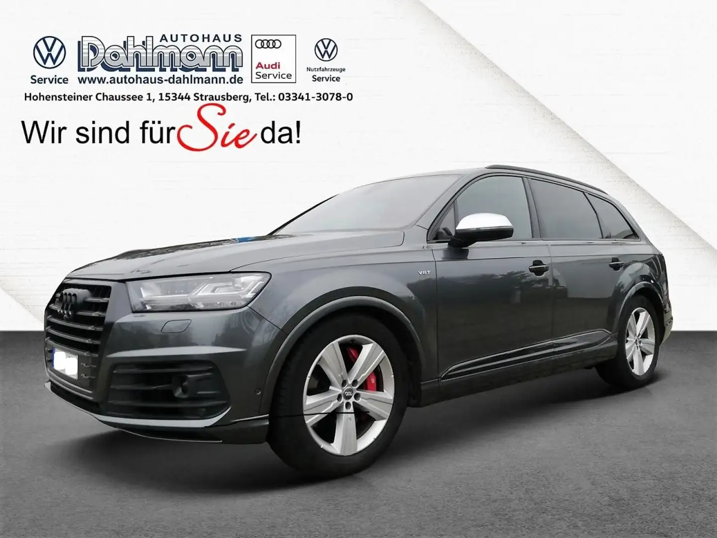Audi SQ7 HUD PANO LUFT STAND AHK RAUTE WANK UPE 132000 Grau - 2