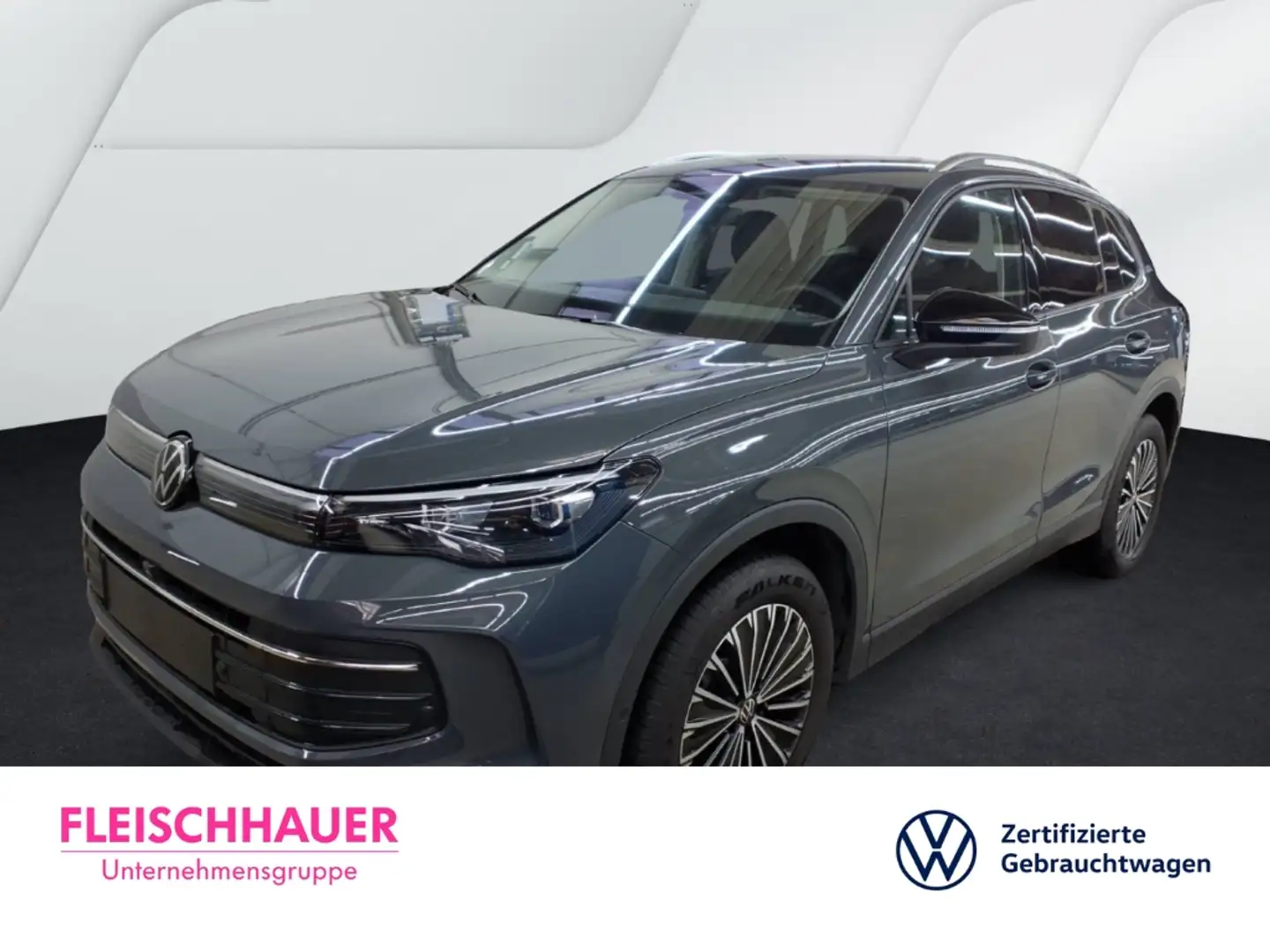 Volkswagen Tiguan 2.0 TDI DSG Goal AHK Navi Digitales Cockpit 360 Ka Grau - 1