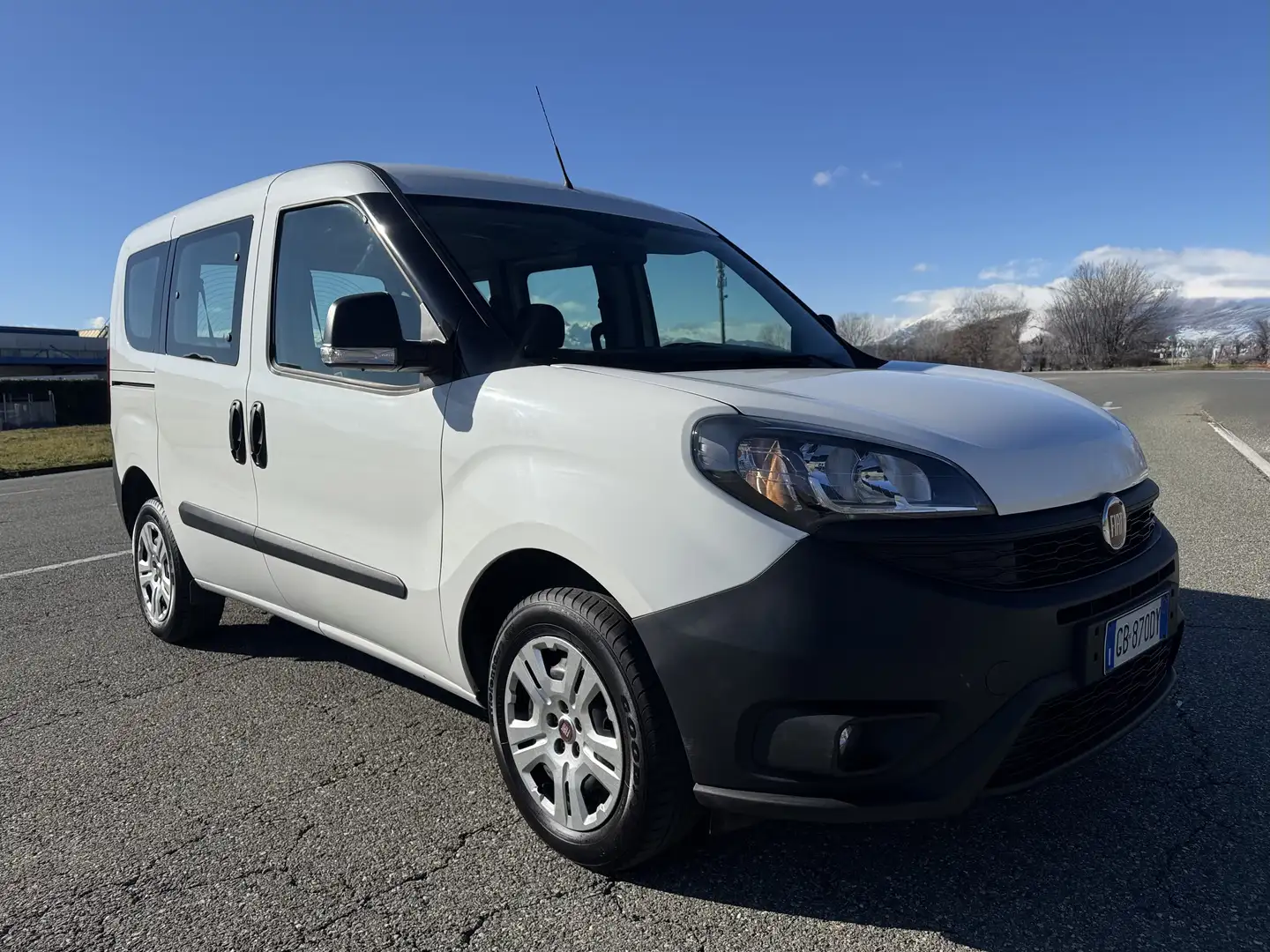 Fiat Doblo 1.3 Multijet 95 CV Combi N1 5 Posti Euro 6d Tem Blanc - 2