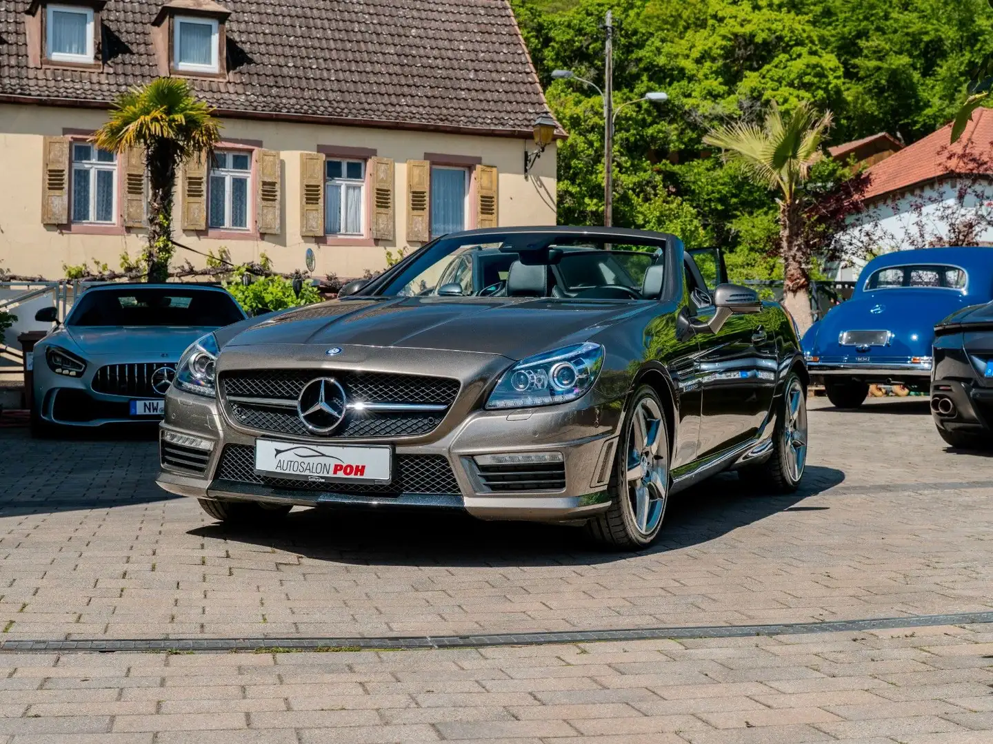 Mercedes-Benz SLK 55 AMG /MagicSky/Airscarf/Nappa-Leder Grau - 2