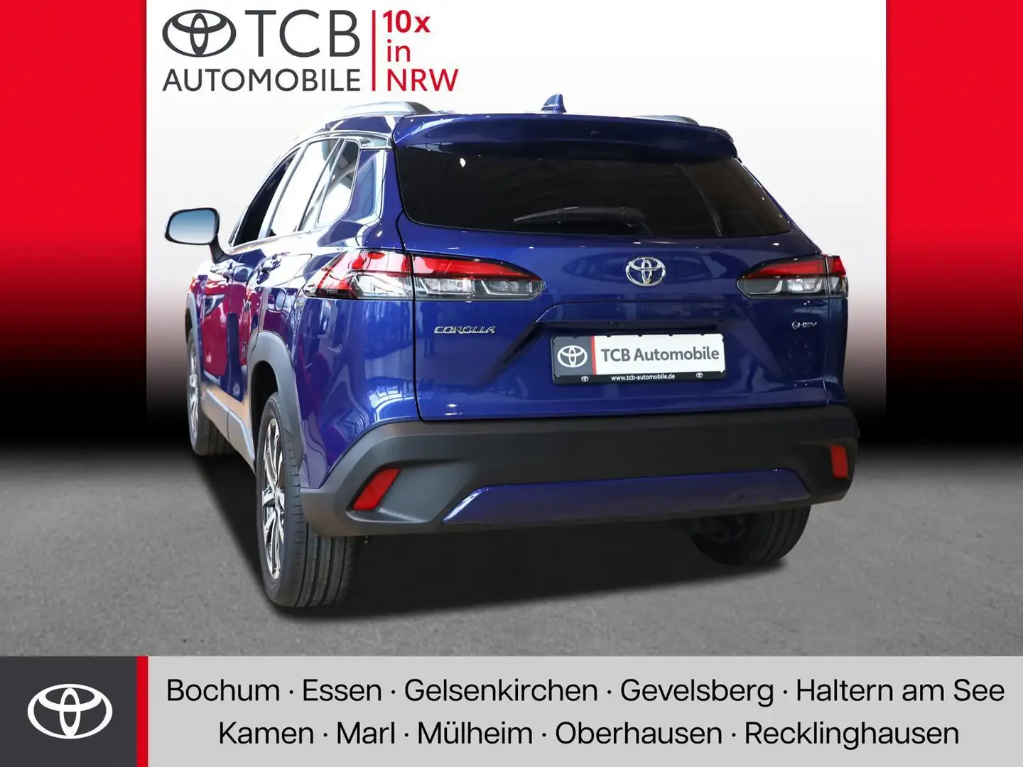 Toyota Corolla Cross 1.8 Hybrid Teamplayer NAVI SHZ PDC Blau - 2