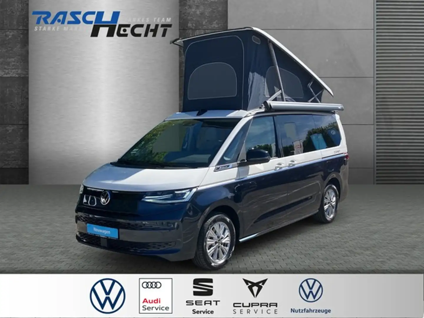 Volkswagen T7 California Coast 2.0 TDI DSG*AHK*LED*NAVI*SHZ Bleu - 1