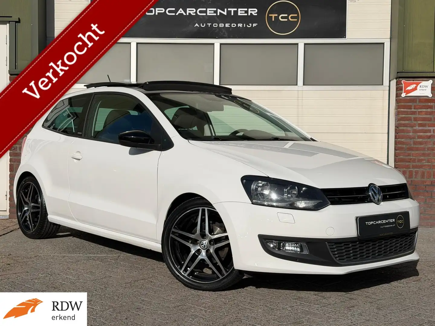 Volkswagen Polo 1.2 Easyline/PANO/STOELV/CAMERA/NAVI/APK Weiß - 1