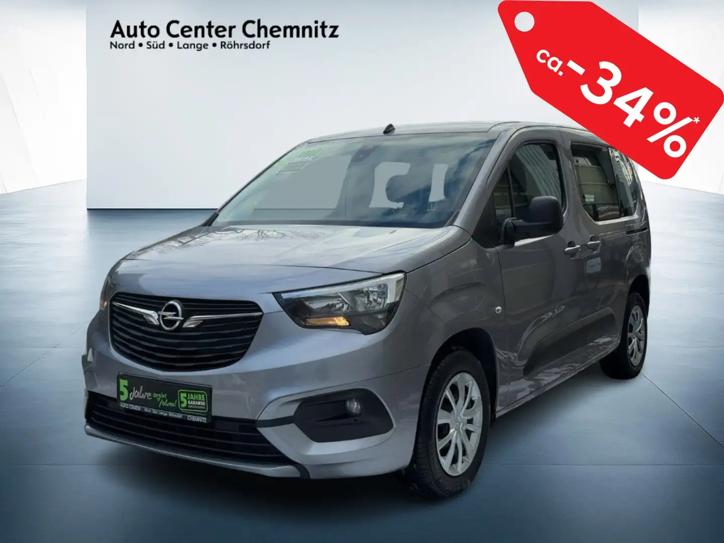 Opel Combo Life E 1.5 D Edition Klima/DAB+/SHZ/PDC Gris - 2