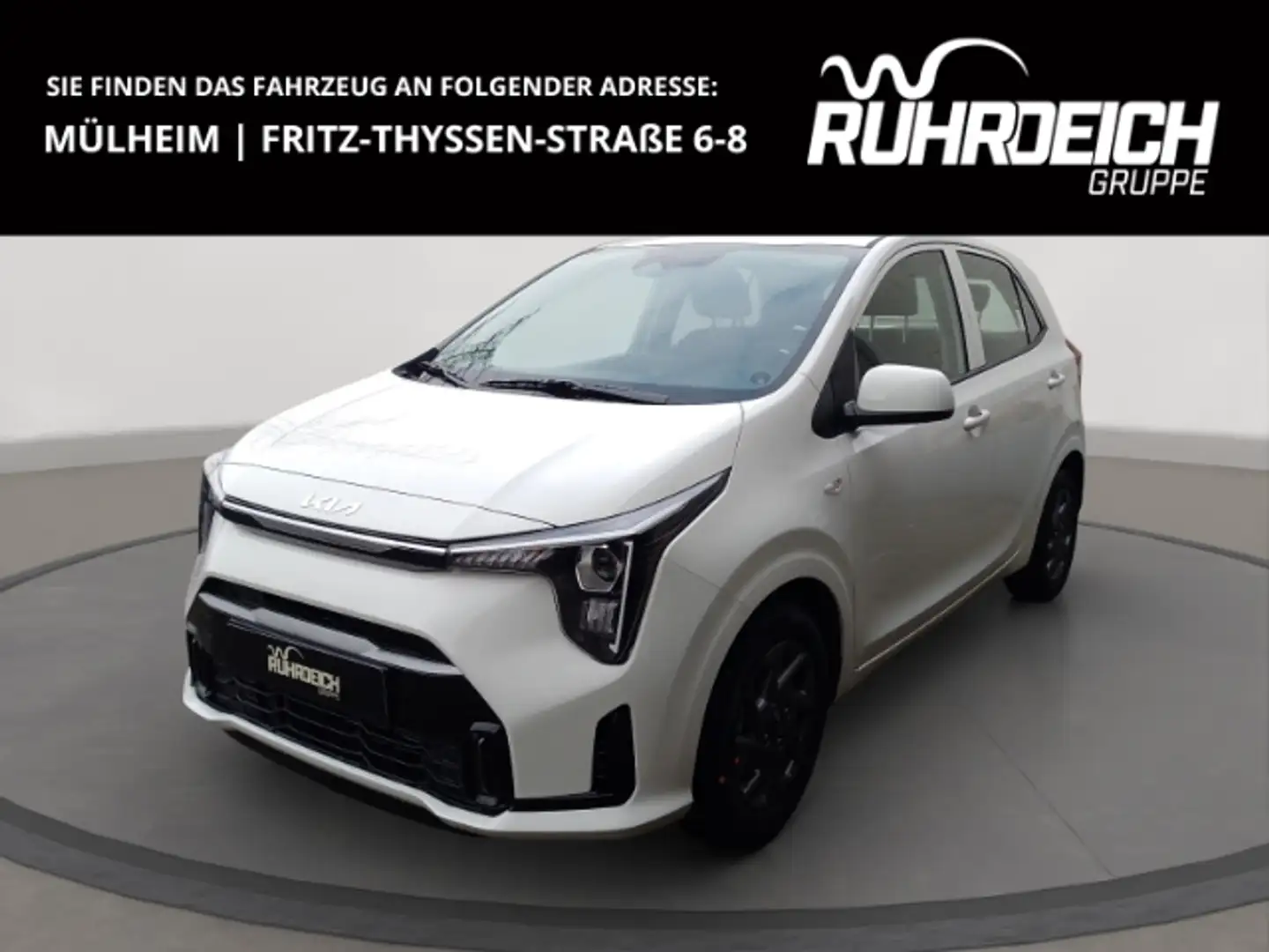 Kia Picanto 1.0 Vision Navi Apple CarPlay Android Auto DAB SHZ Weiß - 1
