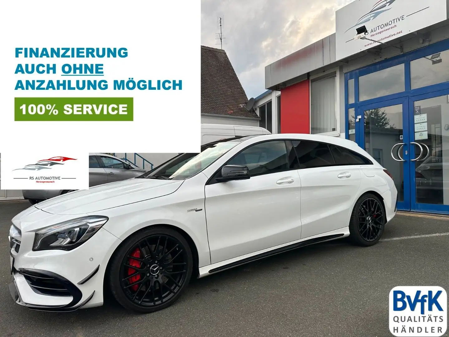 Mercedes-Benz CLA 45 AMG Shooting Brake 4Matic*Pano*H&K*Kamera Weiß - 1