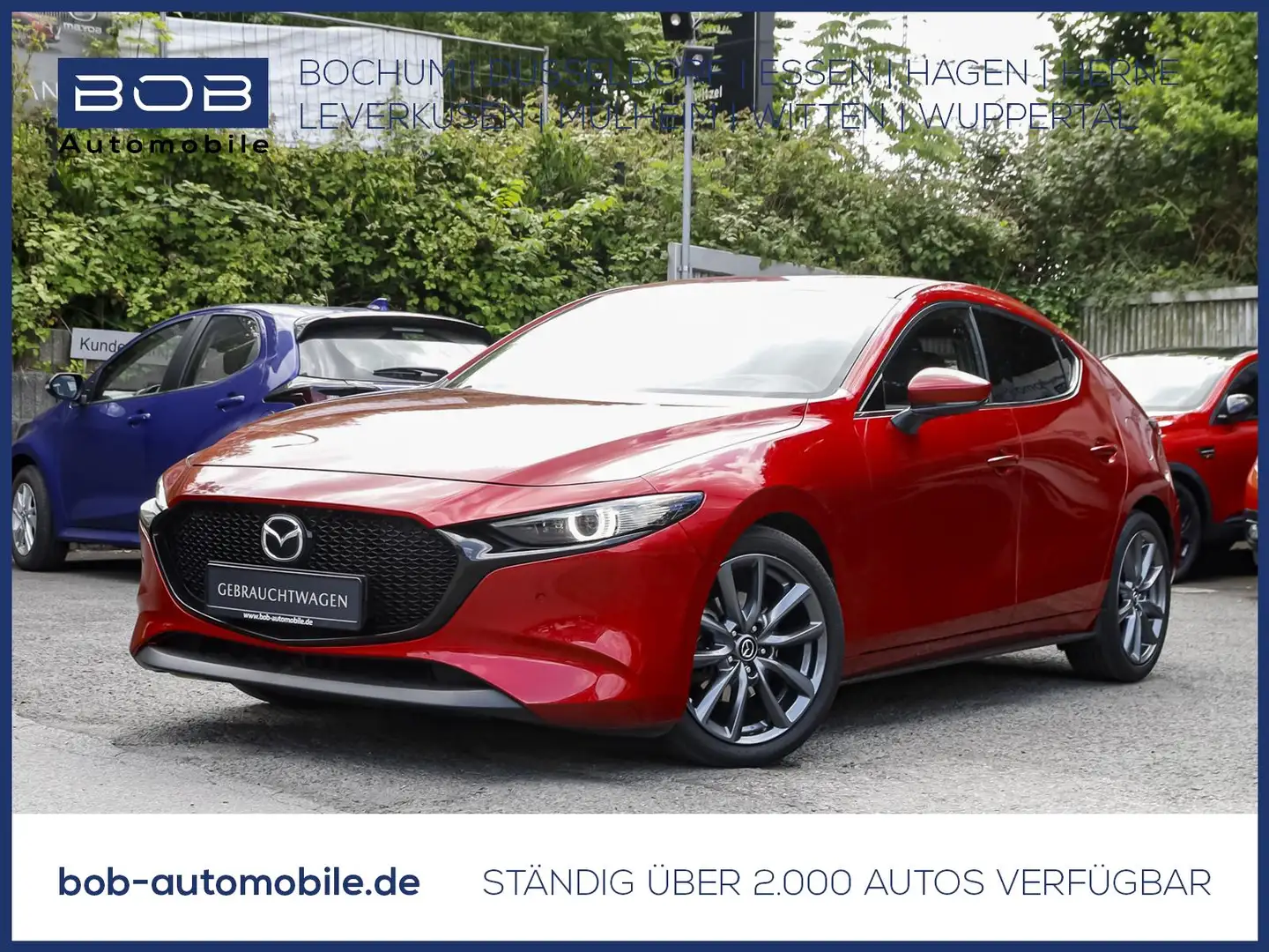 Mazda 3 Selection Skyactive-G *VOLL*Scheckehft* Rosso - 1