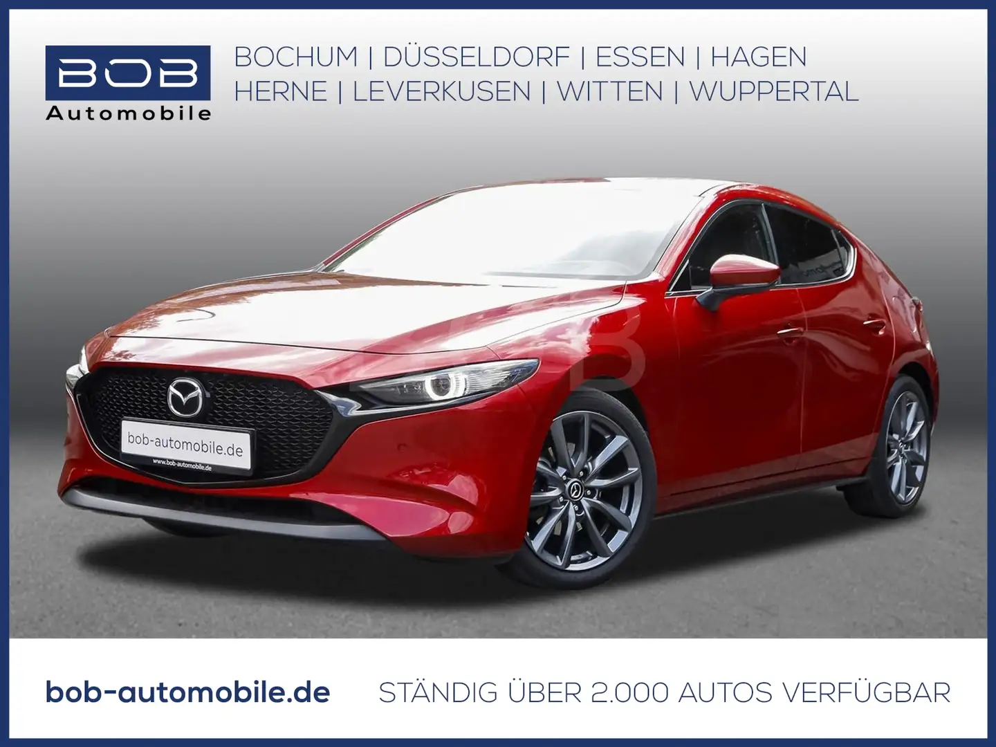 Mazda 3 Selection Skyactive-G *VOLL*Scheckehft* Rot - 1
