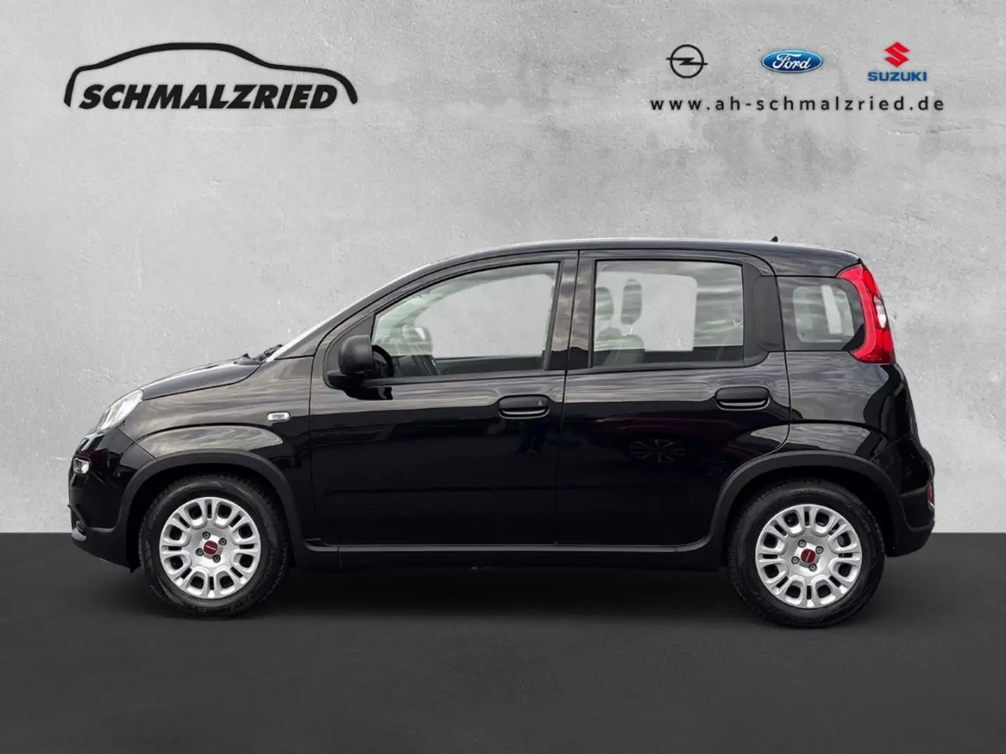Fiat Panda Base 1.0 Mild Hybrid DAB Klima Freisprech BT el.SP Schwarz - 2