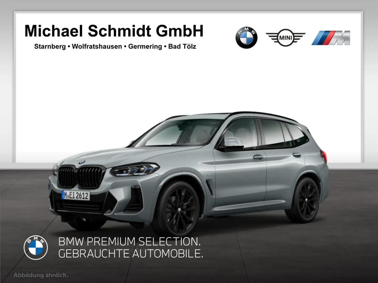 BMW X3 xDrive20d ZA M Sportpaket Head-Up HiFi DAB Grau - 1