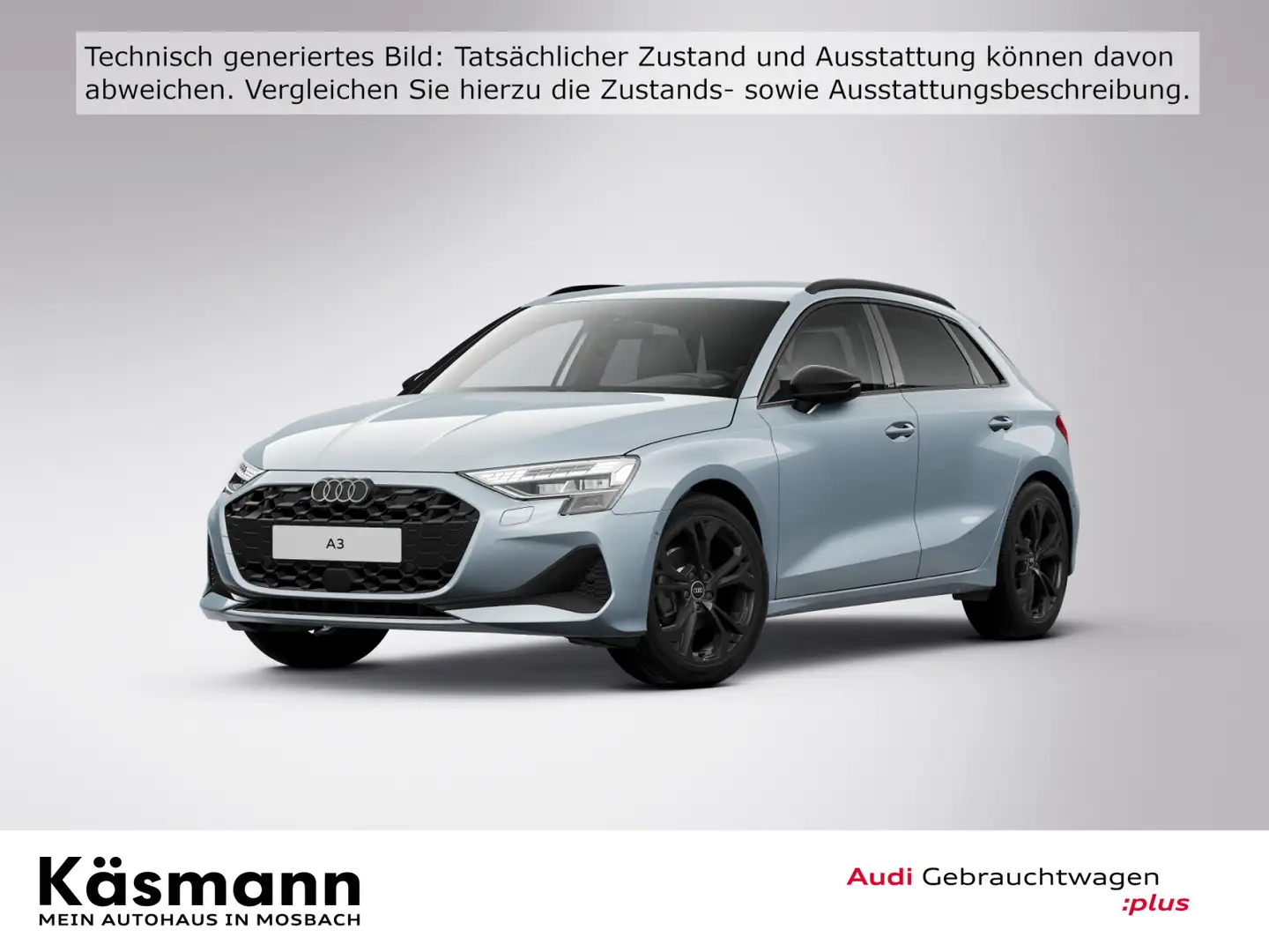 Audi A3 advanced 30TFSI S line KAM AHK NAV Grau - 2