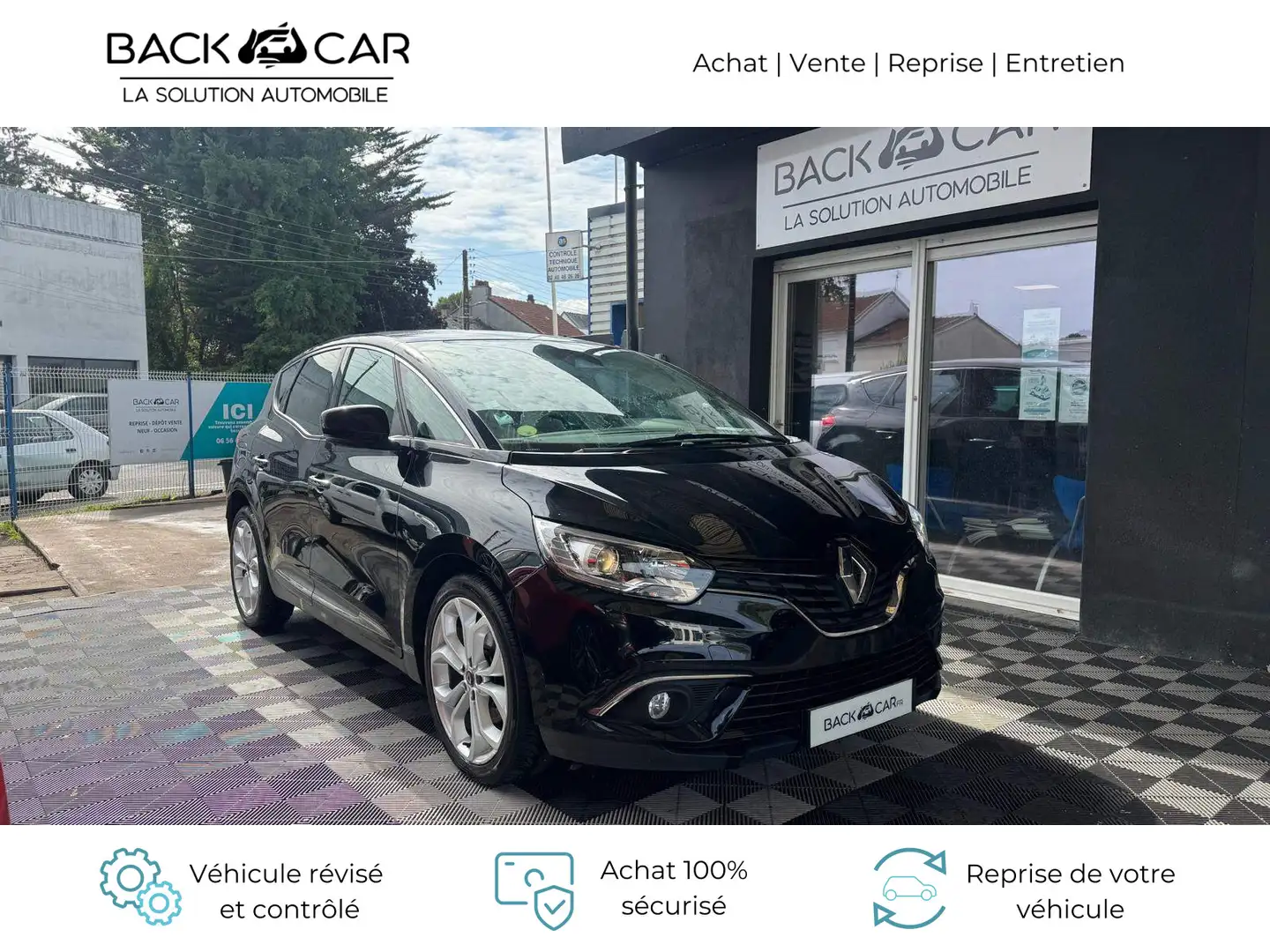 Renault Scenic Blue dCi 120 EDC Business Zwart - 1