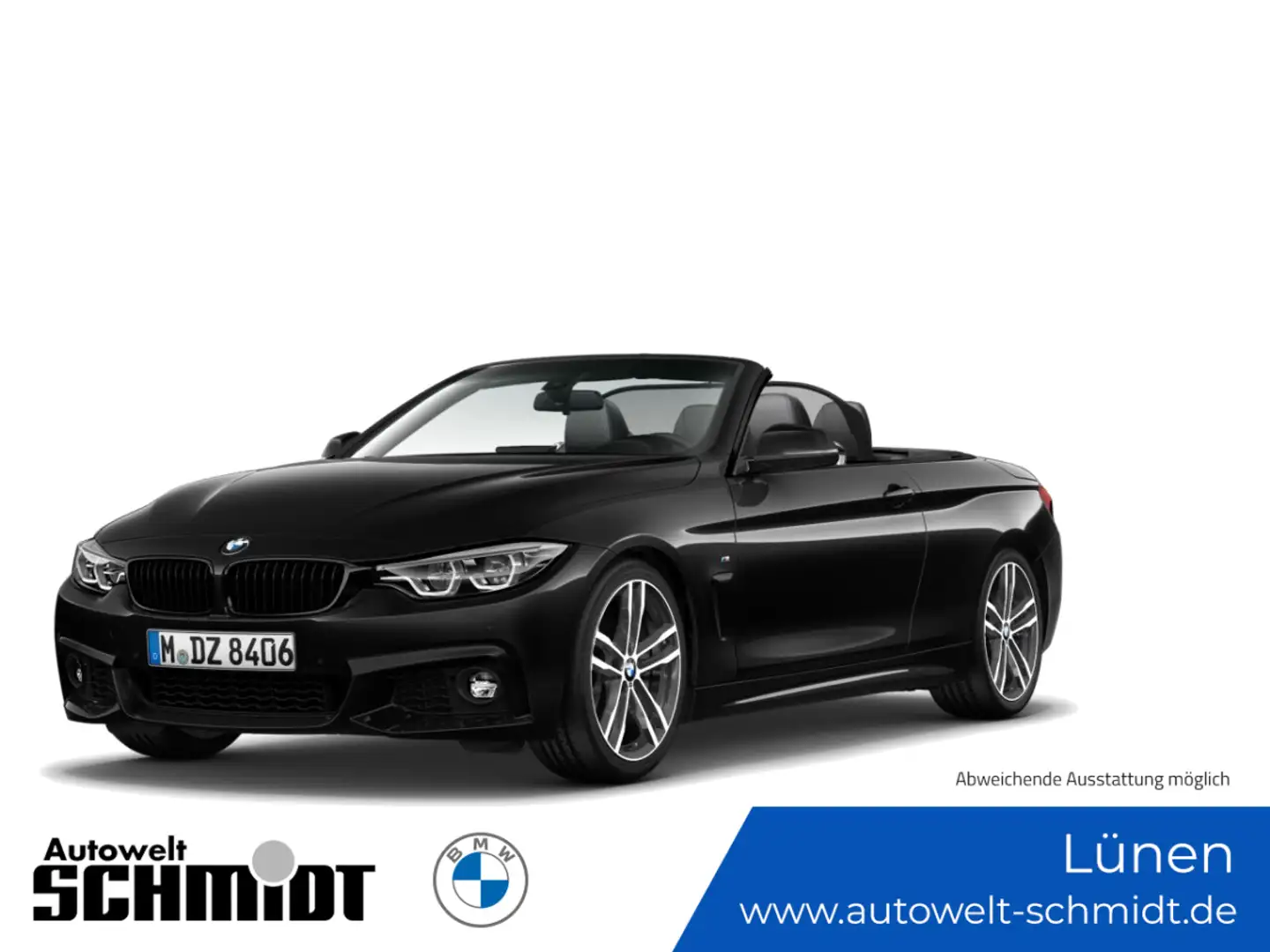 BMW 420 i Cabrio M Sport + GARANTIE Schwarz - 1