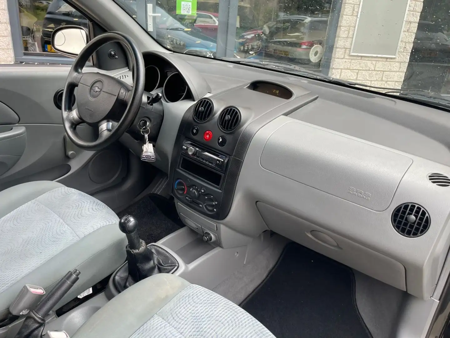 Chevrolet Kalos 1.2 Pure 3Drs Apk weinig kilometers Schwarz - 2