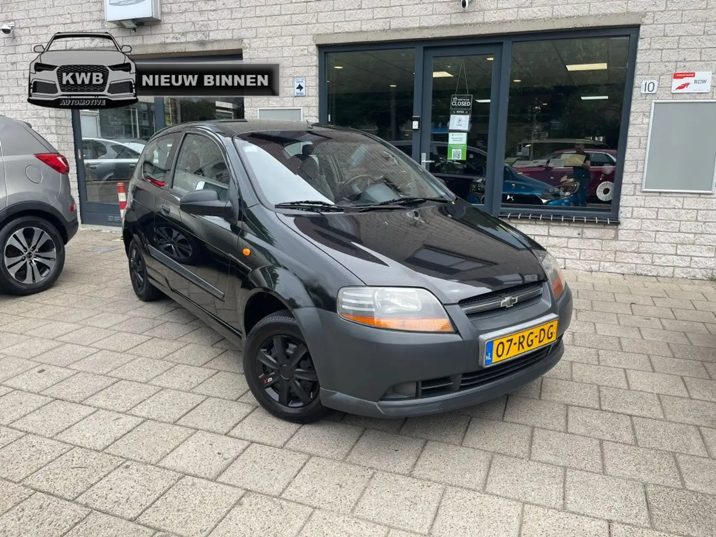 Chevrolet Kalos 1.2 Pure 3Drs Apk weinig kilometers Schwarz - 1