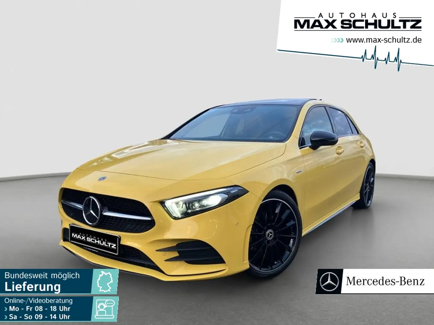 Mercedes-Benz A 200 AMG*NIGHT*PANO*DISTR*MULTIB*SOUND*19Zoll Giallo - 1
