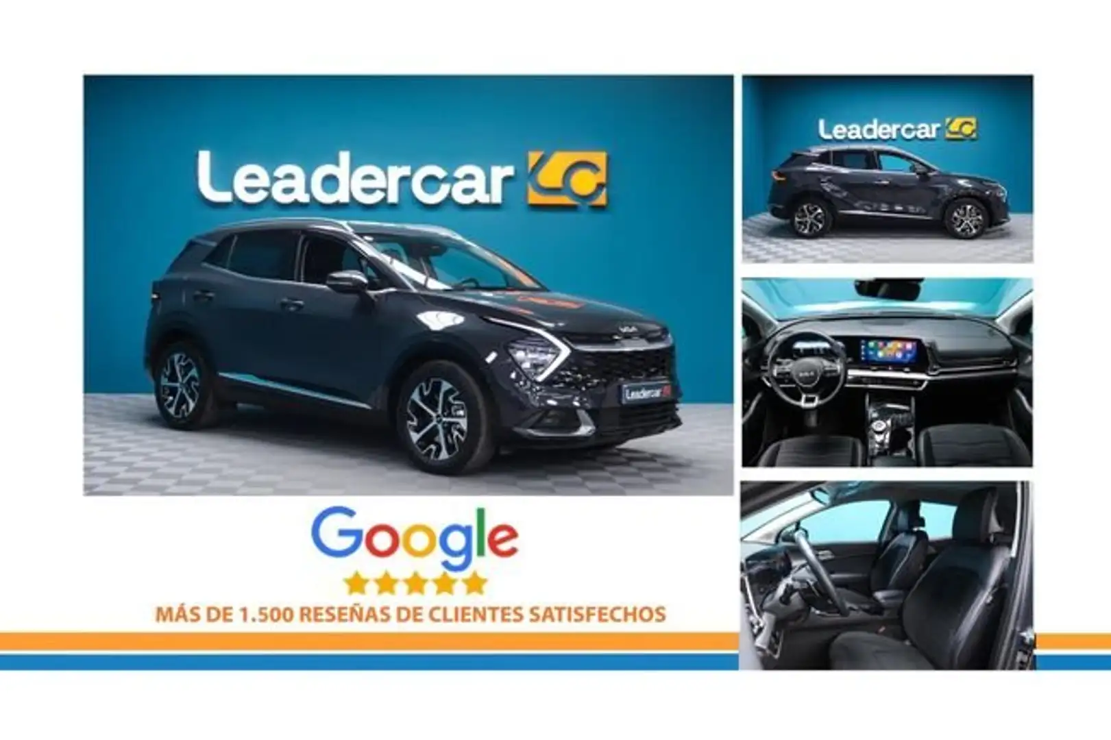 Kia Sportage 1.6 T-GDi HEV 215CV Tech 4x2 Gris - 2