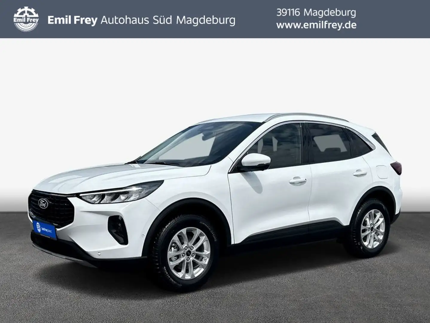 Ford Kuga 2.5 Duratec FHEV TITANIUM 112 kW, 5-türig Wit - 1