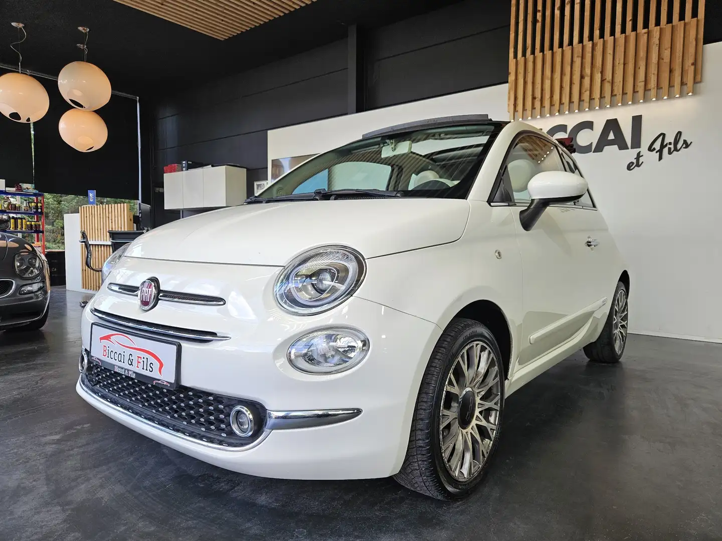 Fiat 500C 1.2i Lounge Blanc - 1