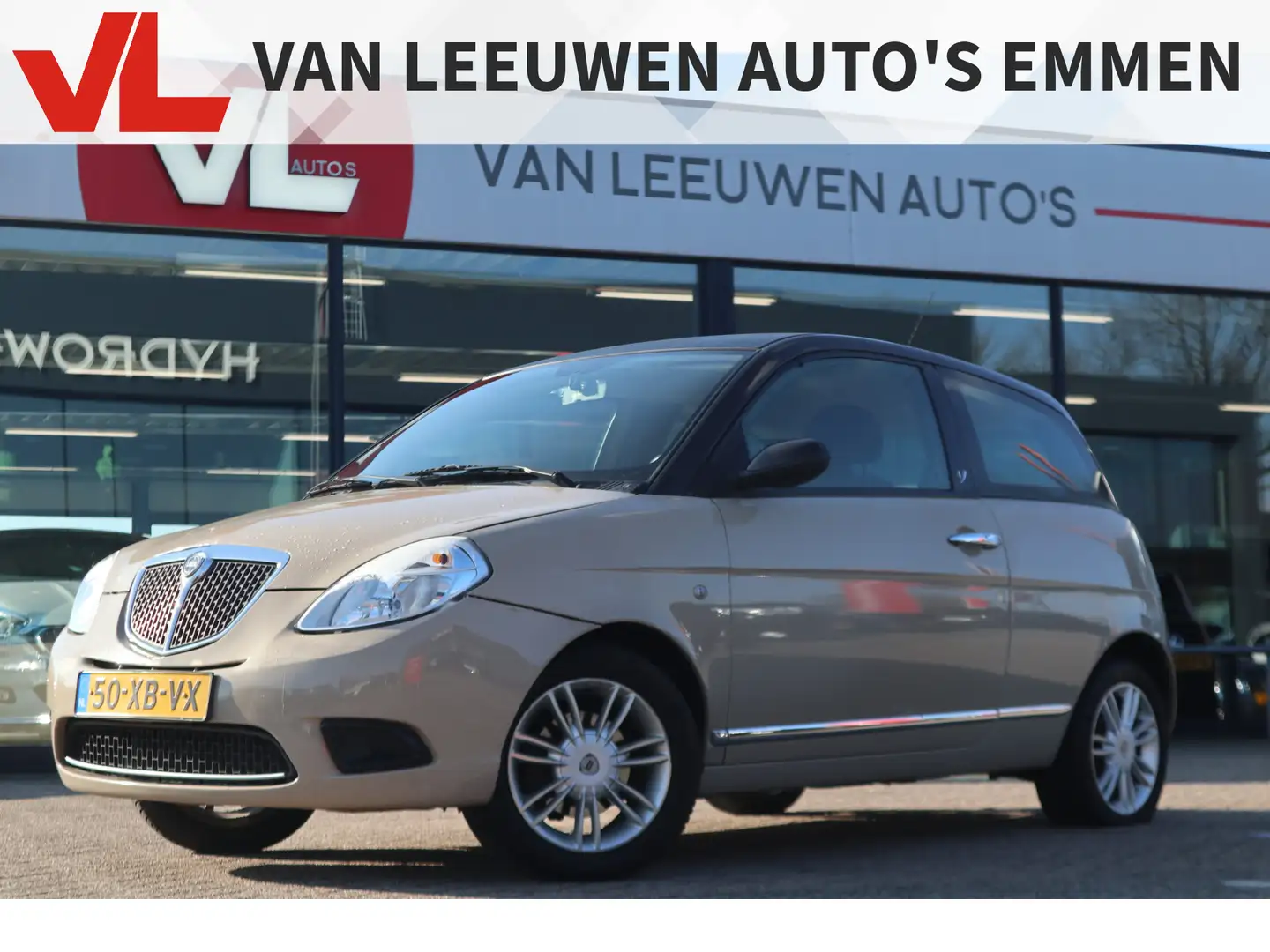 Lancia Ypsilon 1.4-16V Oro | Inruilkoopje | Airco | APK 01-04-202 Beige - 1