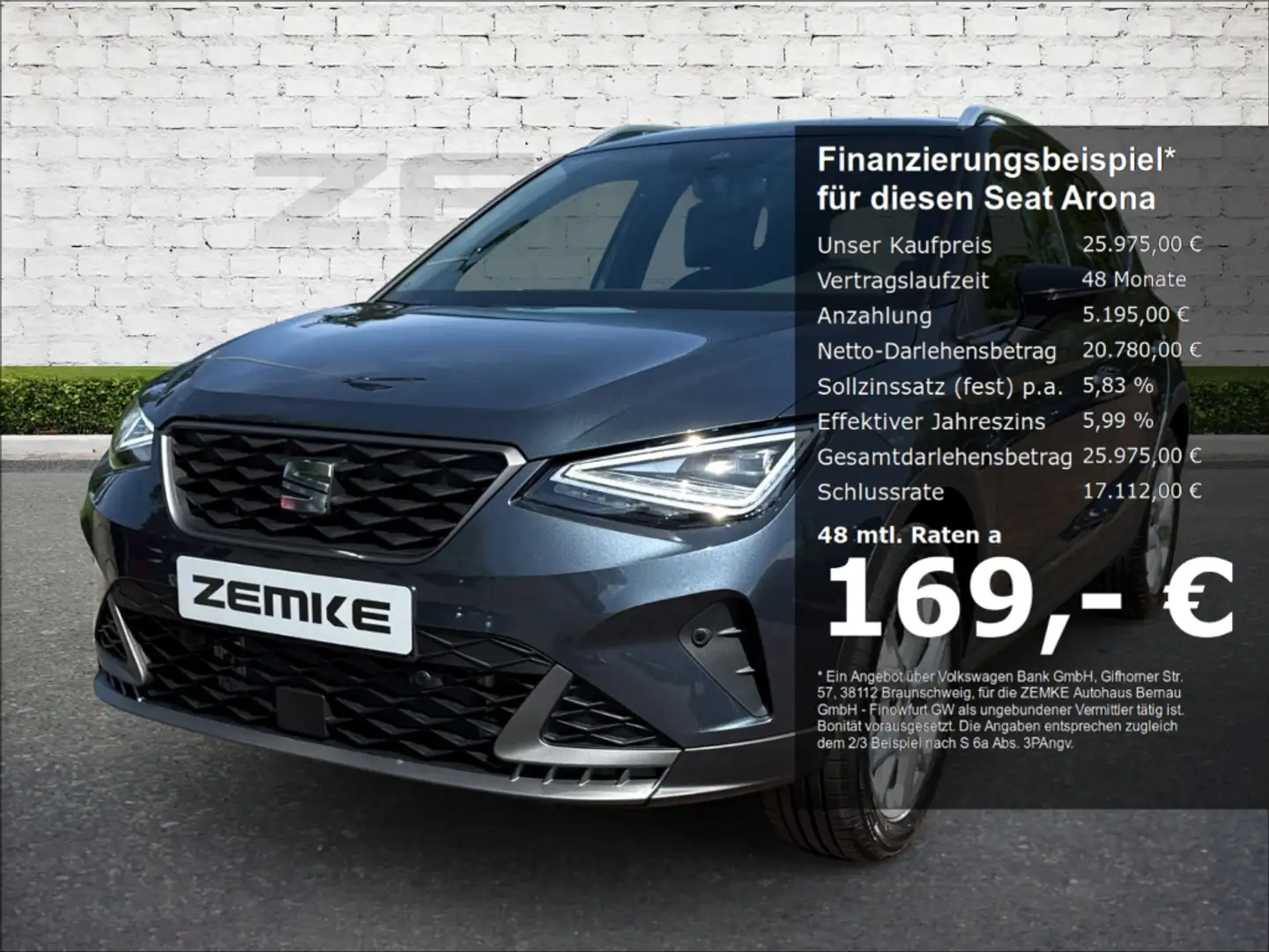 SEAT Arona FR 1.5 TSI DSG Voll LED Kamera PDC Sportpaket Digi Grau - 1