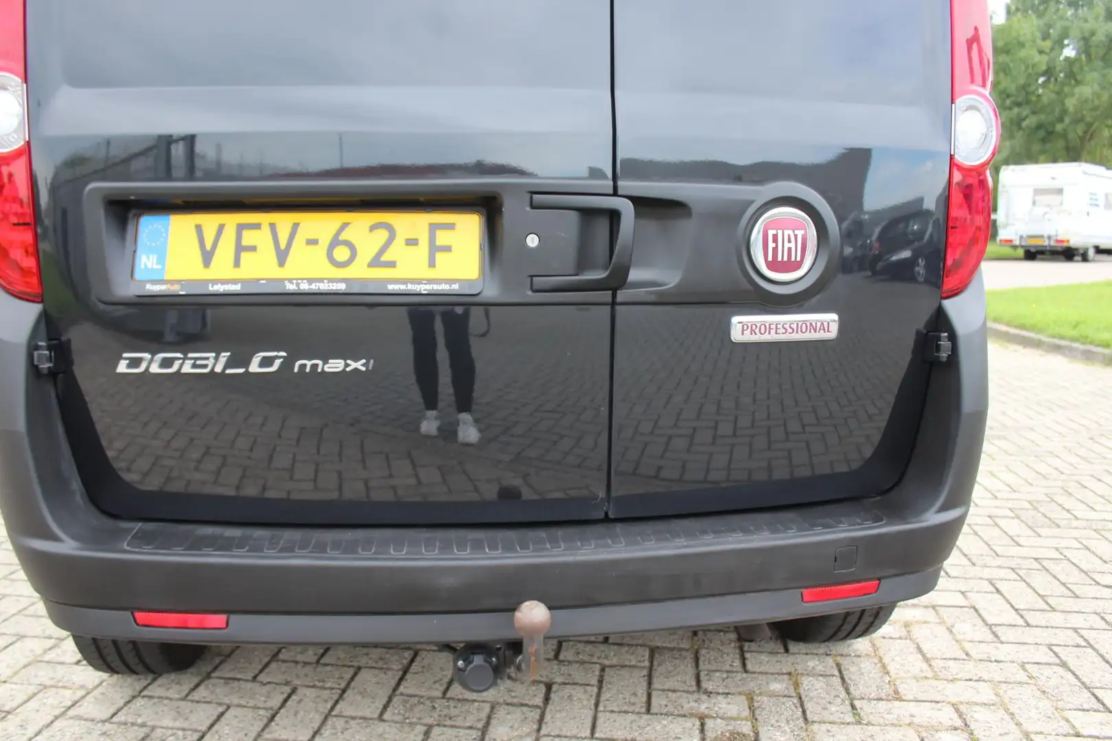 Fiat Doblo Cargo 1.6 MJ L2H1 Maxi 1 E EIG ,NAP NL AUTO airco Zwart - 2
