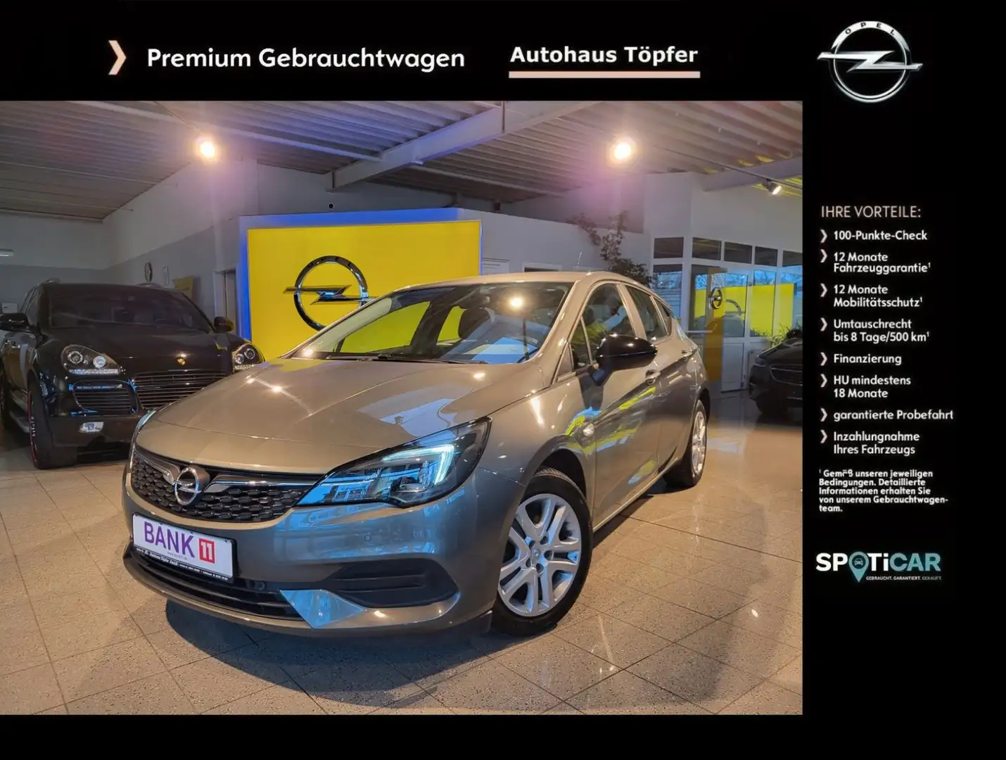 Opel Astra K Turbo mit DAB/Sitzheizung/Lenkradheizung Szary - 1