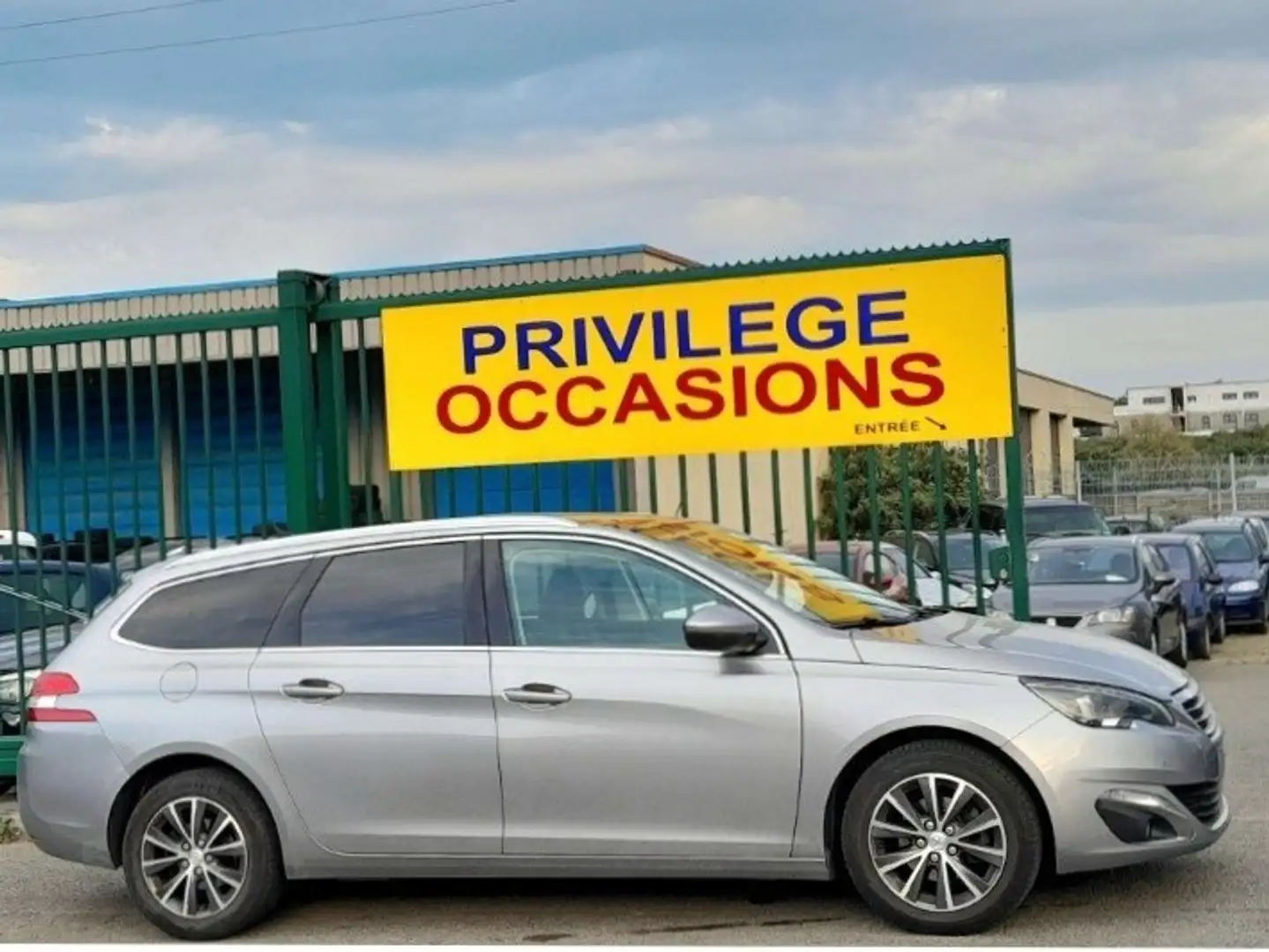Peugeot 308 bk 12 GPS CUiR TOiT PANO AIRCOél JA capteur led Grijs - 1
