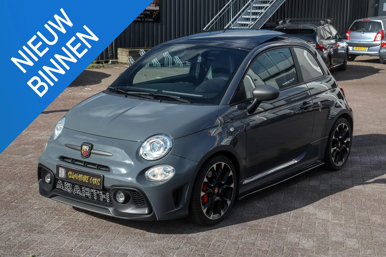 Fiat 500C Abarth 1.4 T-Jet Competizione 595|Pano|Beats|Carbon Stoel Gri - 1