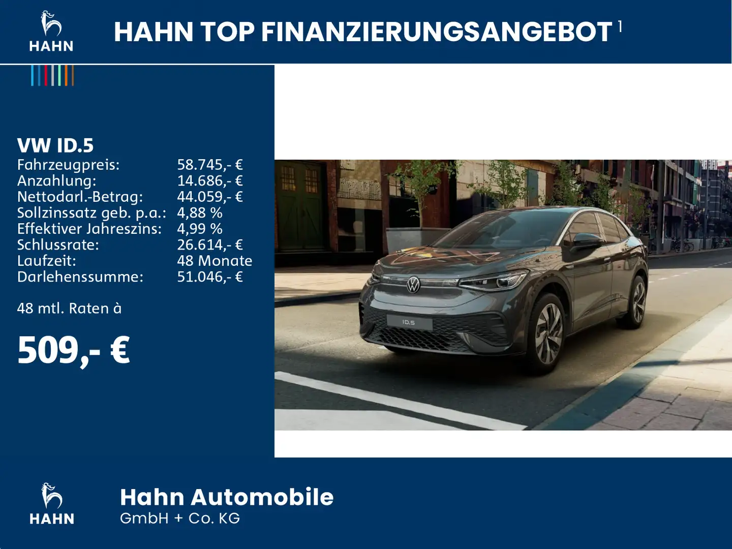 Volkswagen ID.5 Pro 128 kW (174 PS) 1-Gang-Automati Noir - 2