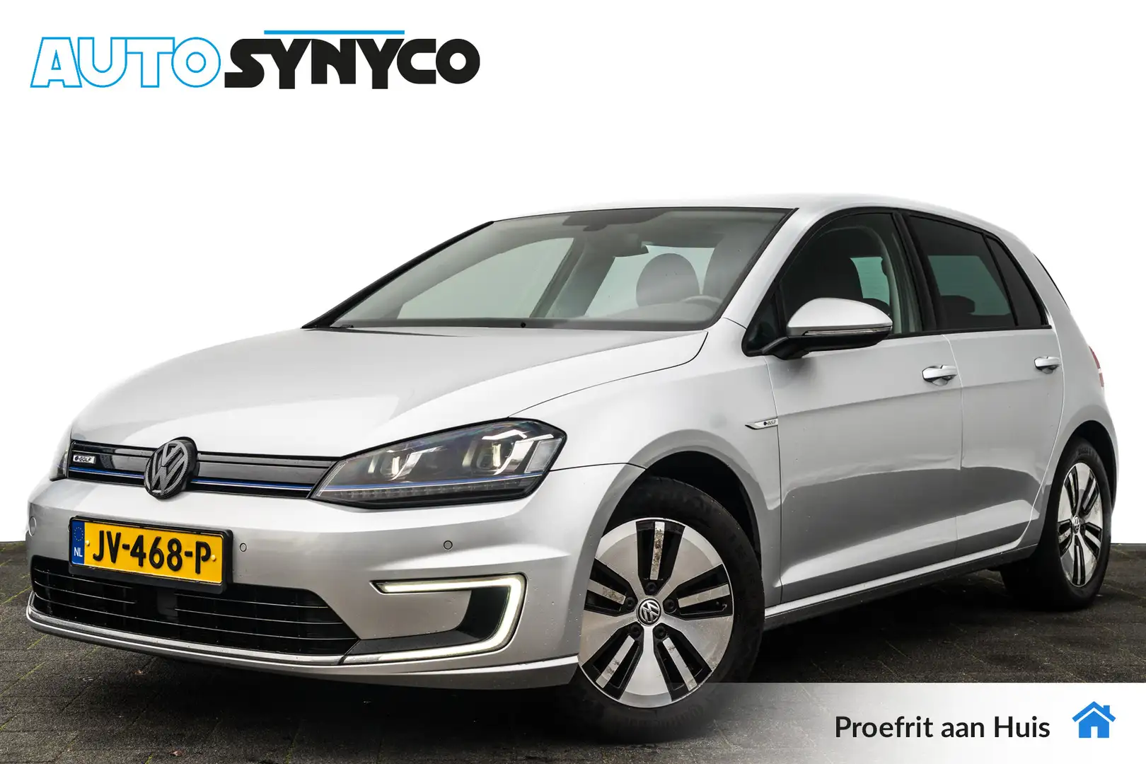 Volkswagen e-Golf 85 Kw 24 kWh | Adap. Cruise | Carplay | Org. NL | Silber - 1