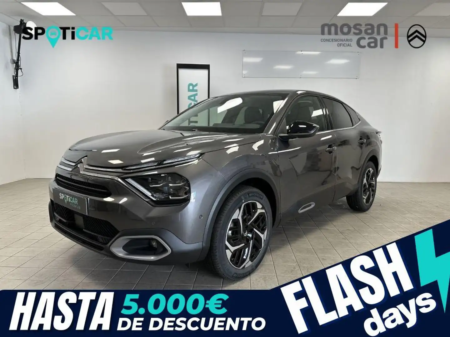 Citroen C4 X 1.5 BLUEHDI 130 EAT8 MAX GPS LL18 RADAR AV AR+CAM Gris - 2