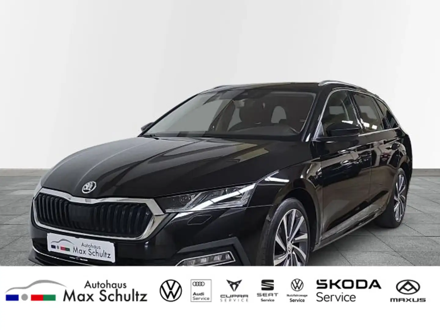 Skoda Octavia Combi 2.0 TDI DSG LED+NAVI+PANO+CANTON+A Schwarz - 1