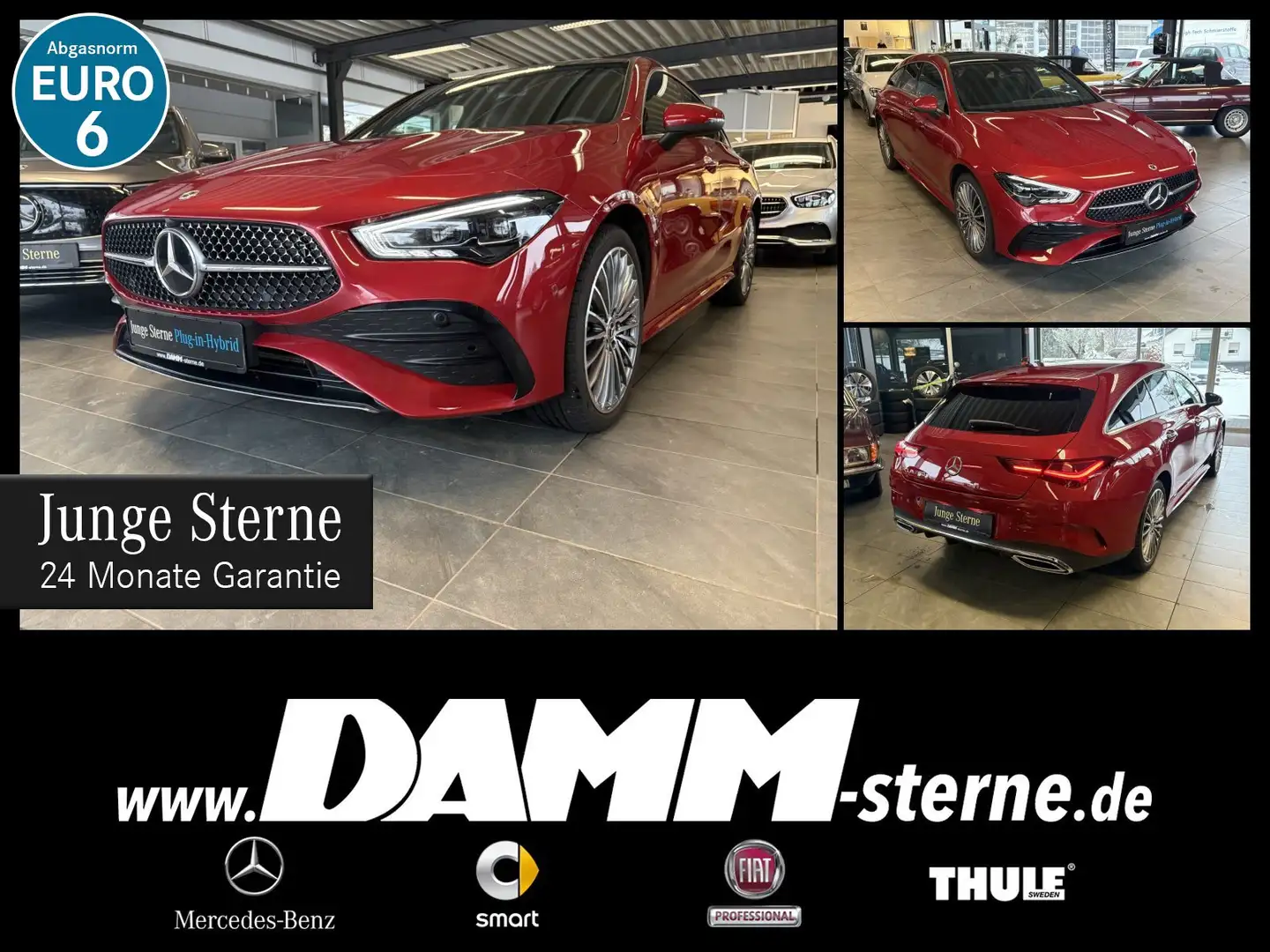 Mercedes-Benz CLA 250 CLA 250 e SB AMG Premium/Pano/Burmester/LMR 19" Rouge - 1