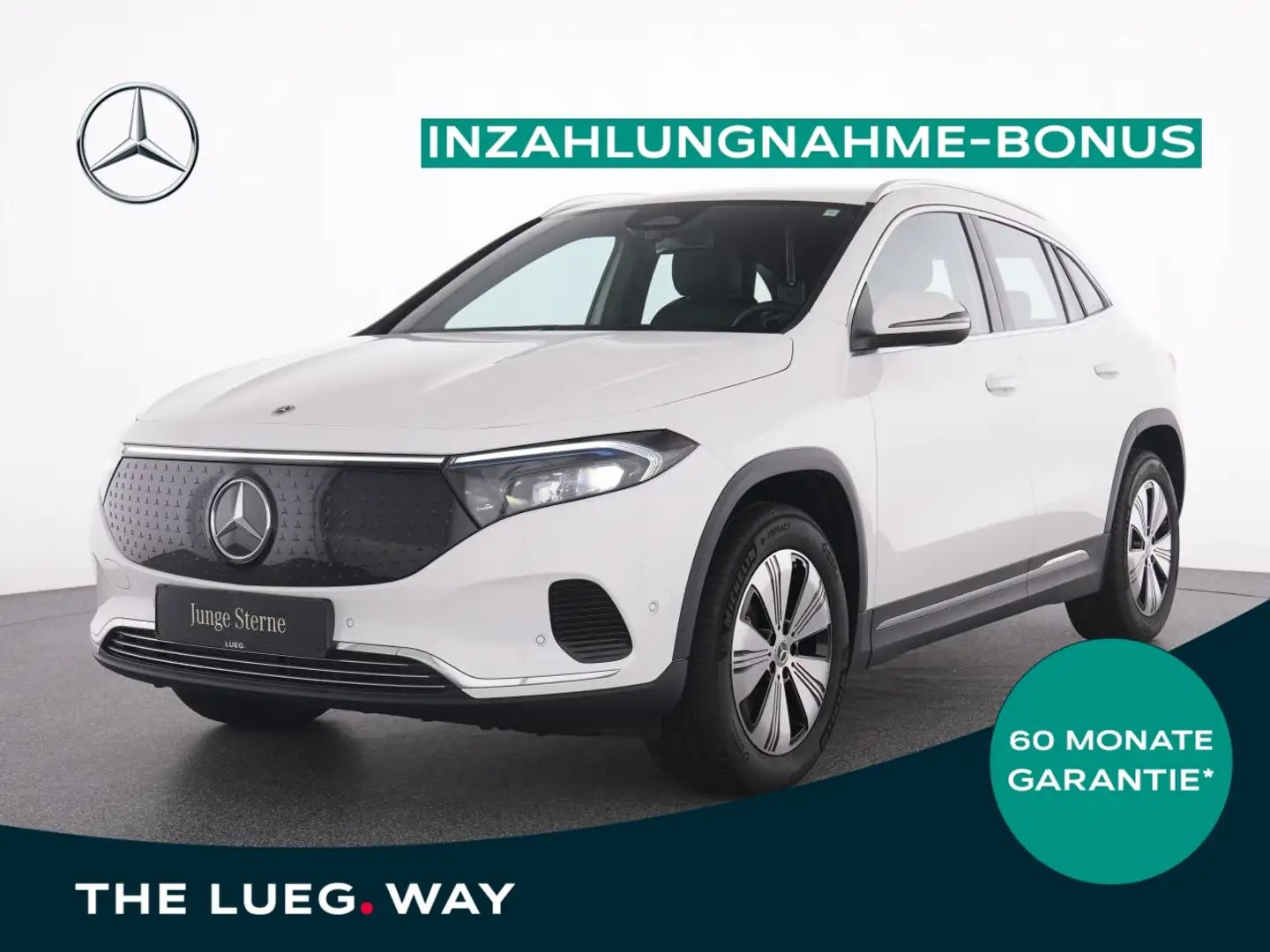 Mercedes-Benz EQA 300 4M Progressive+NavPrm+LED+Totw+EHeck+RFK Weiß - 1