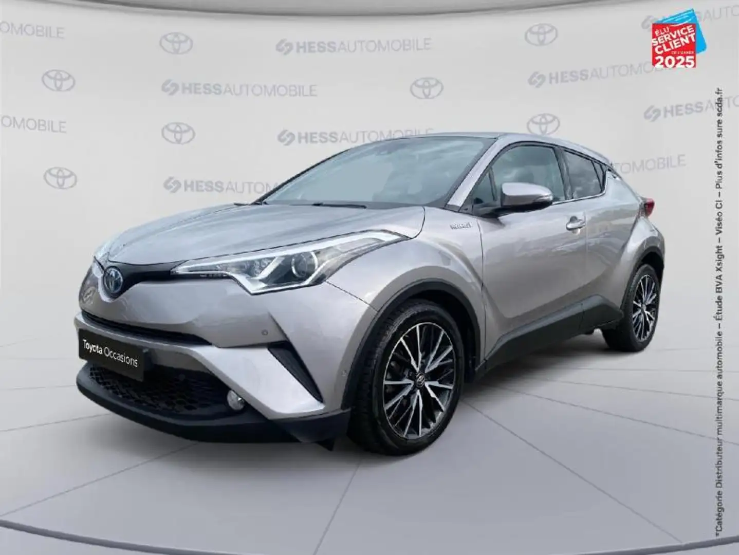 Toyota C-HR 122h Distinctive 2WD E-CVT Sieges chauf GPS Camera Gris - 1