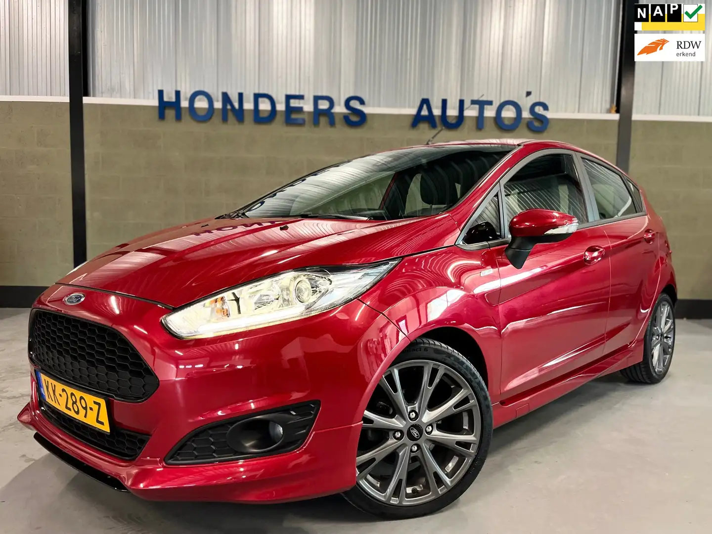 Ford Fiesta 1.0 ECO BOOST ST LINE I CRUISE I VOORRUITVERW I NA Rouge - 1