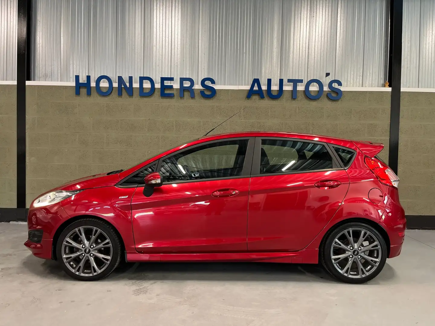 Ford Fiesta 1.0 ECO BOOST ST LINE I CRUISE I VOORRUITVERW I NA Rouge - 2