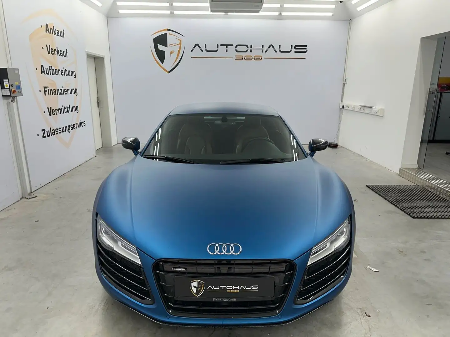 Audi R8 Coupe 4.2 FSI quattro NAVI RFK MFL KLIMA SHZ Azul - 2